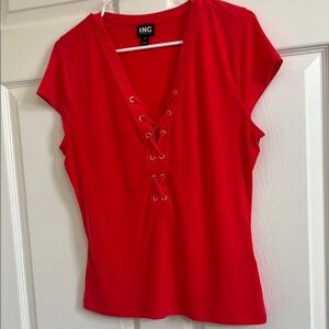 INC International Concepts Coral Blouse